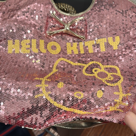 RARE SEQUIN HELLO KITTY DELUXE TOTE BAG NWOT - Picture 3 of 4